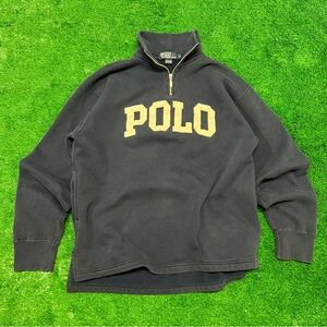 Polo Ralph Lauren Spell Out 1/4 zip size M